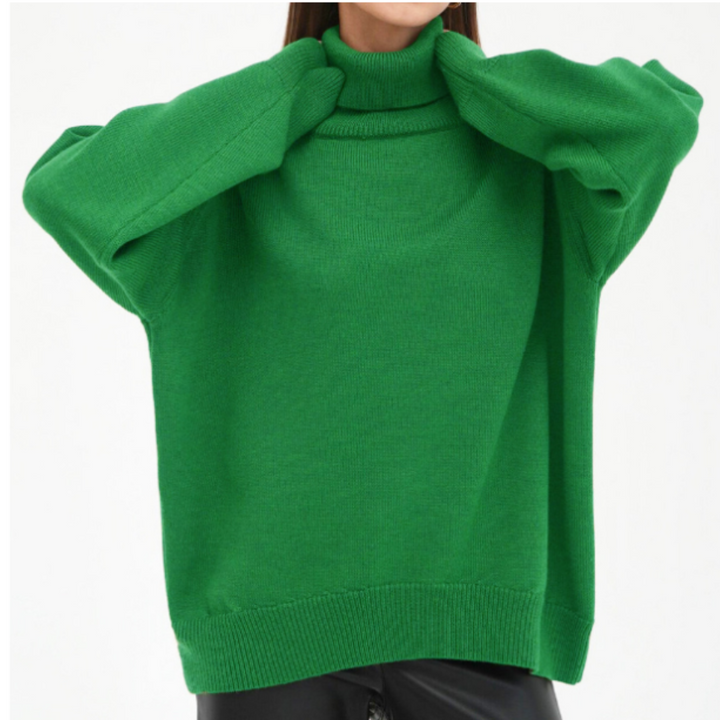 Isabella | Damen Oversize Rollkragenpullover mit lockerer Passform - Elle Zürich
