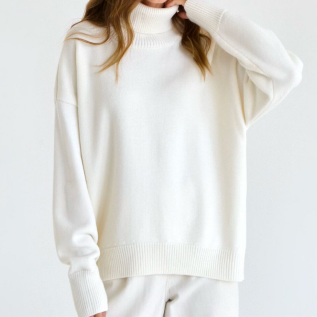 Isabella | Damen Oversize Rollkragenpullover mit lockerer Passform - Elle Zürich