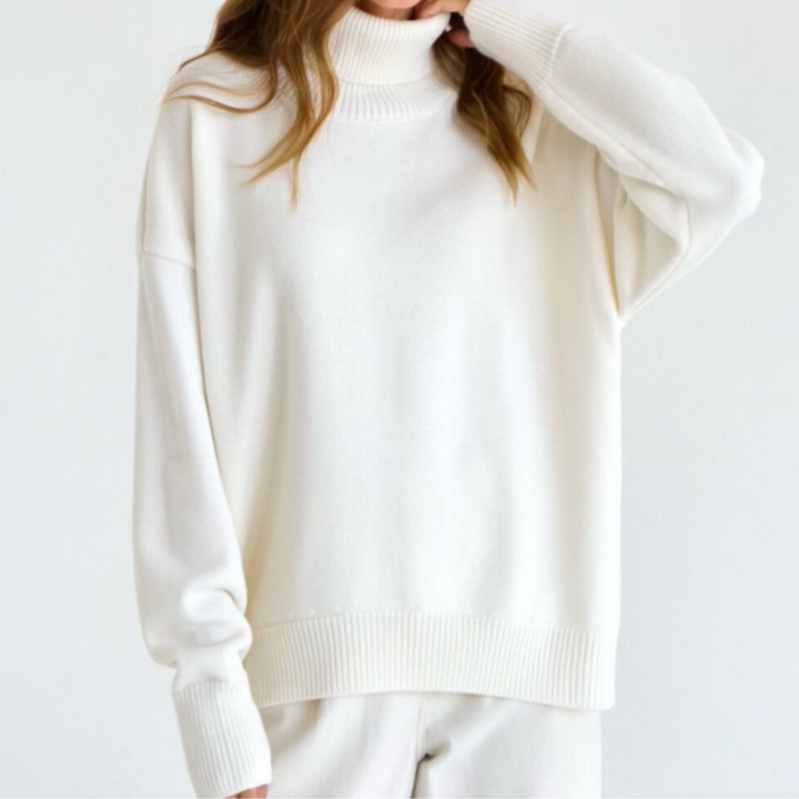 Isabella | Damen Oversize Rollkragenpullover mit lockerer Passform - Elle Zürich