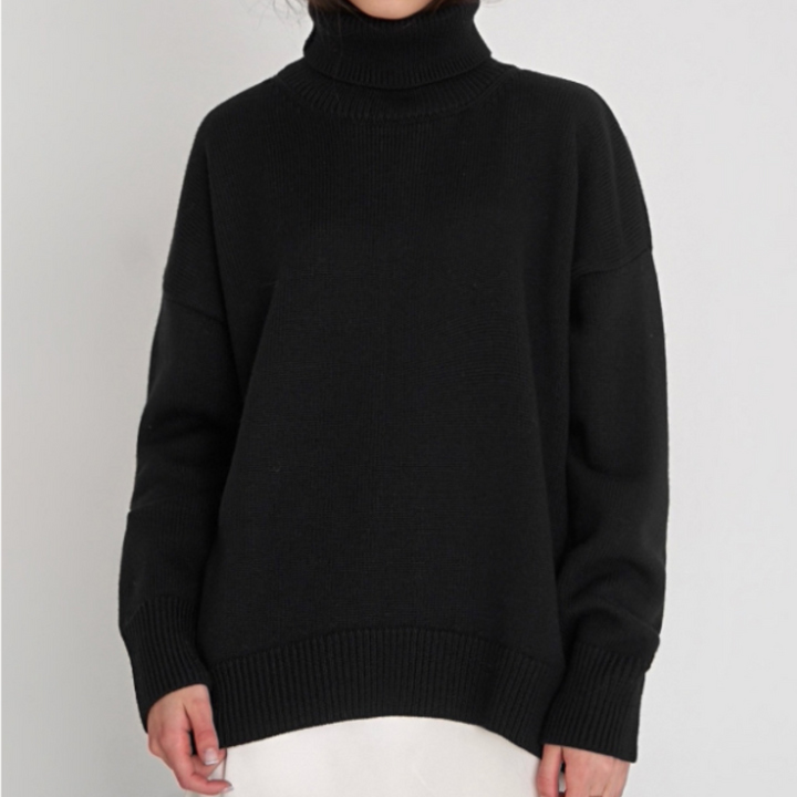 Isabella | Damen Oversize Rollkragenpullover mit lockerer Passform - Elle Zürich