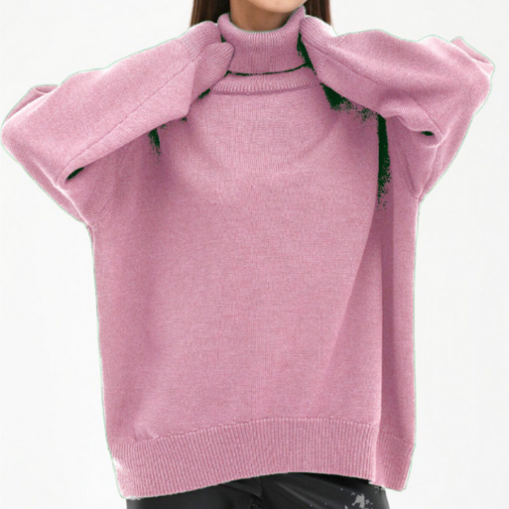 Isabella | Damen Oversize Rollkragenpullover mit lockerer Passform - Elle Zürich