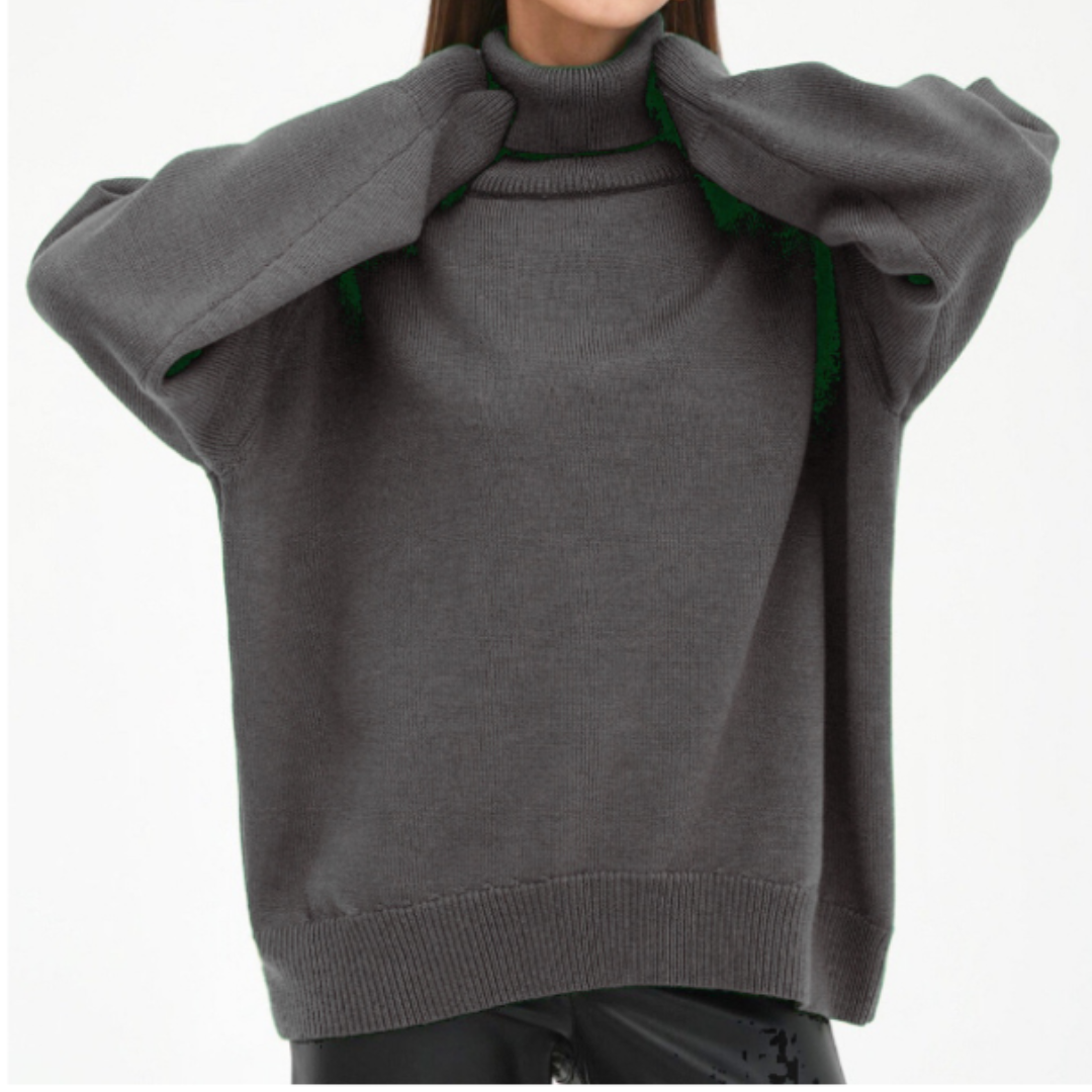Isabella | Damen Oversize Rollkragenpullover mit lockerer Passform - Elle Zürich