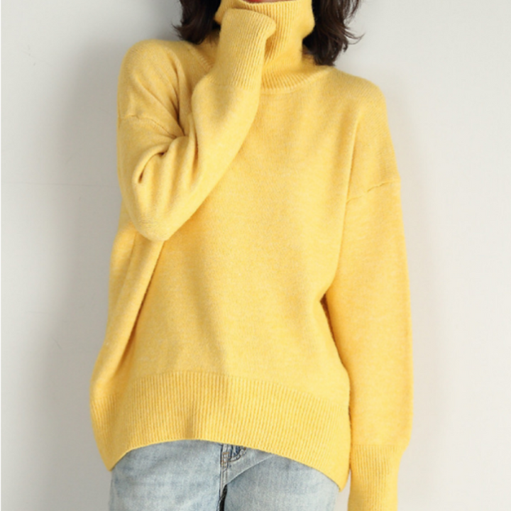 Isabella | Damen Oversize Rollkragenpullover mit lockerer Passform - Elle Zürich