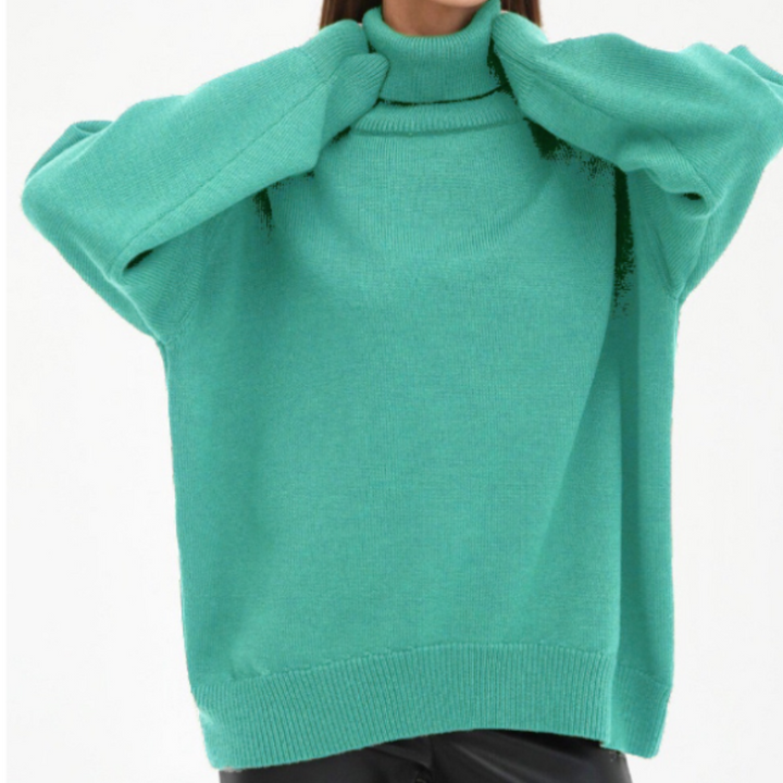 Isabella | Damen Oversize Rollkragenpullover mit lockerer Passform - Elle Zürich