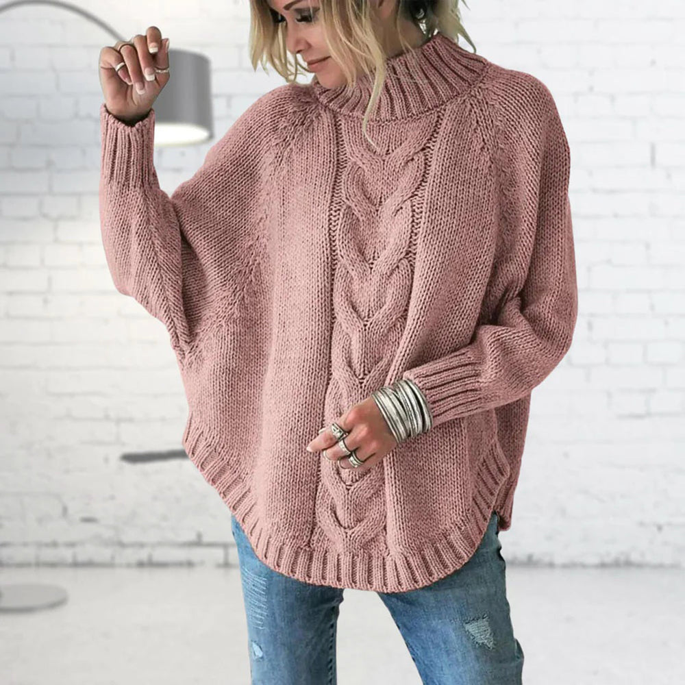 Franziska | Damen Grobstrick Zopfmuster Winterpullover - Elle Zürich