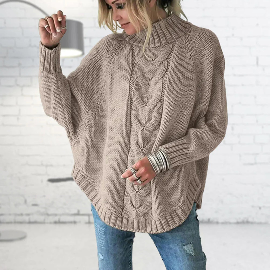 Franziska | Damen Grobstrick Zopfmuster Winterpullover - Elle Zürich