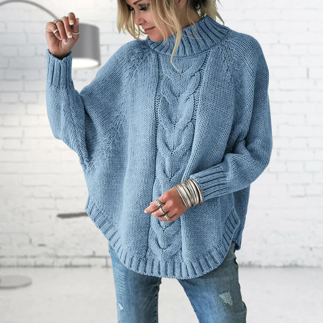 Franziska | Damen Grobstrick Zopfmuster Winterpullover - Elle Zürich