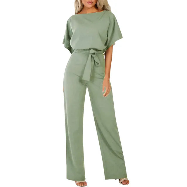 Jasmin | Eleganter Stretch Jumpsuit für Damen - Elle Zürich