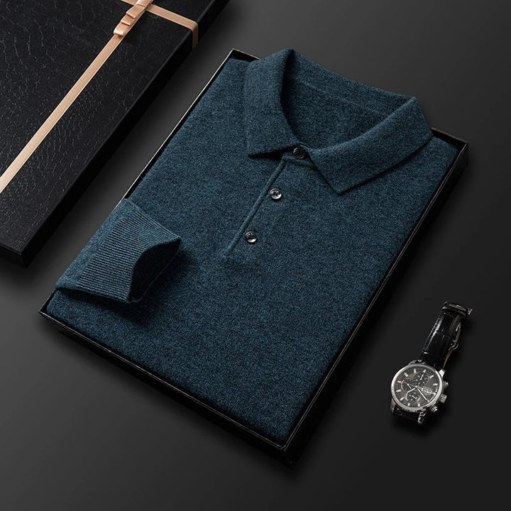 Lutz | Herren Freizeit Strick Polo Pullover - Elle Zürich