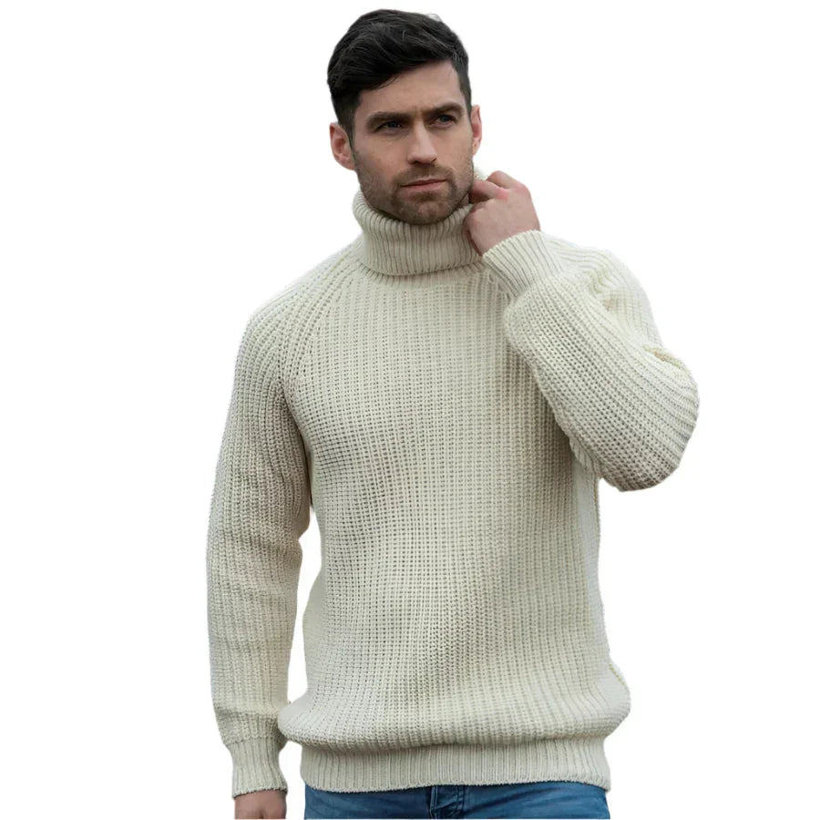 Benjamin | Herren Grobstrick Rollkragenpullover für den Winter - Elle Zürich