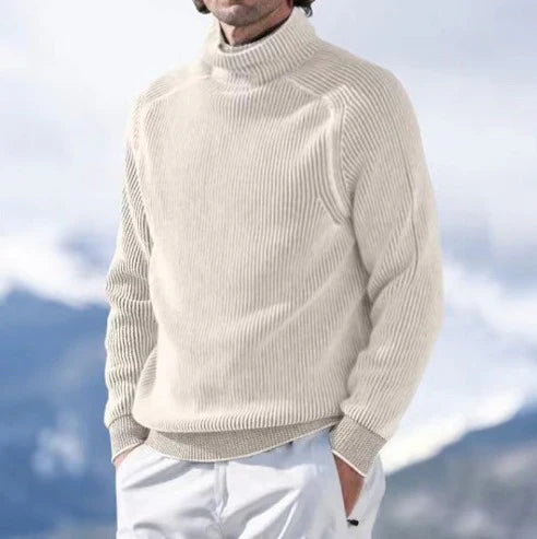 Anton | Rollkragenpullover für Herren mit Rippstrick - Elle Zürich