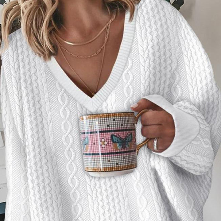 Elegante Trui Met V-hals Voor Dames - Elle Zürich