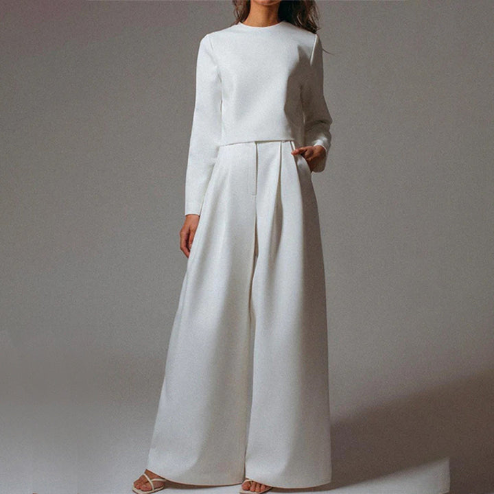 Jessica | Elegantes Damen Zweiteiler Set mit weitem Bein - Elle Zürich