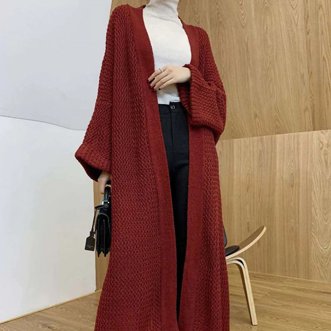 Leonie | Gemütlicher Damen Langstrick-Cardigan - Elle Zürich
