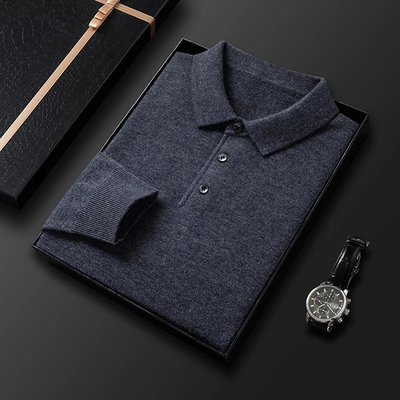 Lutz | Herren Freizeit Strick Polo Pullover - Elle Zürich