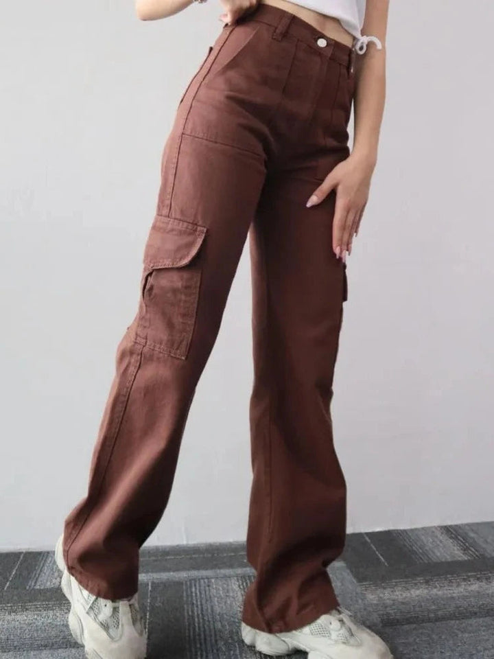 Kerstin | Damen Winter-Cargohose mit Hohem Bund - Elle Zürich