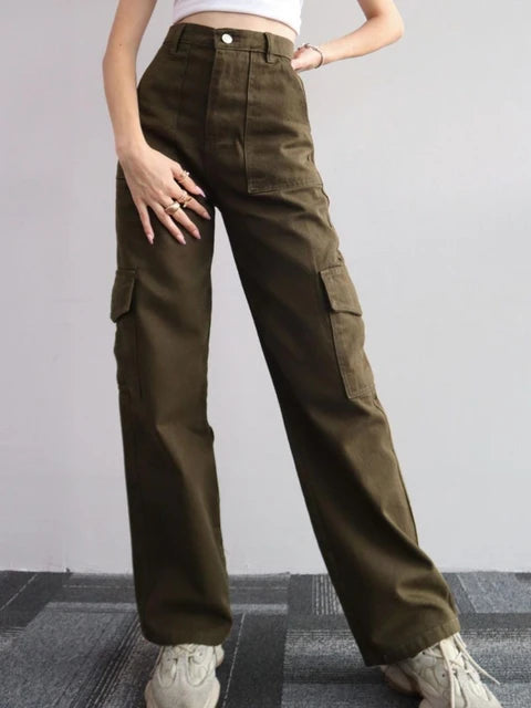 Kerstin | Damen Winter-Cargohose mit Hohem Bund - Elle Zürich