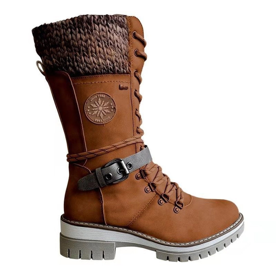 Helene | Damen Stylische Winter Wanderstiefel