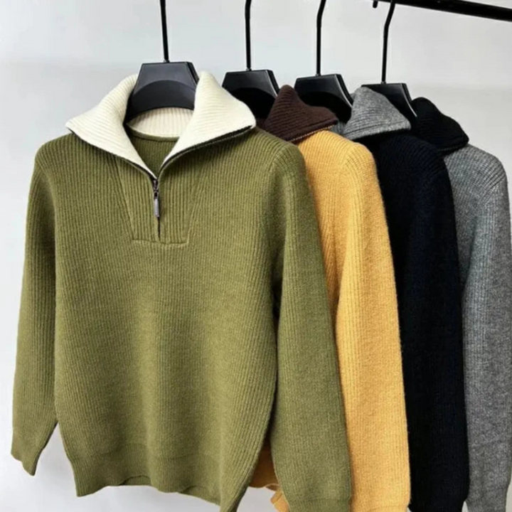 Otto | Herren Strickpullover mit Reißverschluss für Winterwärme - Elle Zürich