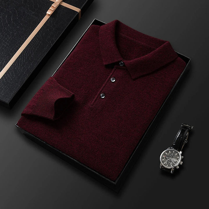 Lutz | Herren Freizeit Strick Polo Pullover - Elle Zürich