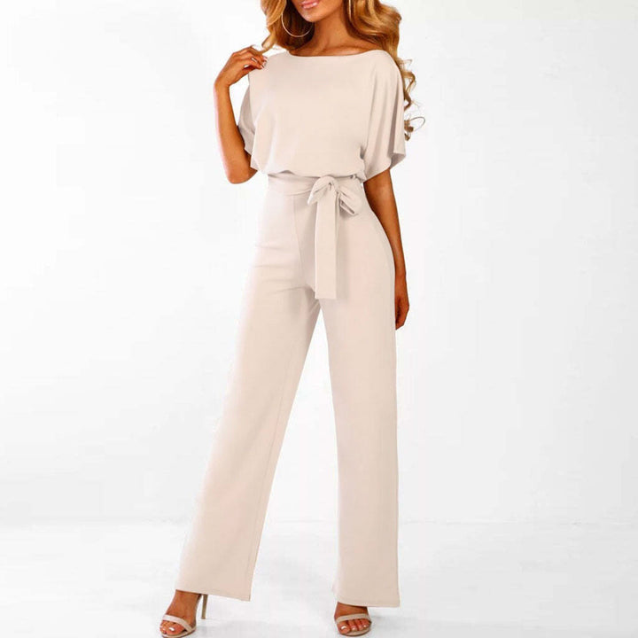 Elsa | Schicker Jumpsuit mit Gürtel und Weitem Bein - Elle Zürich