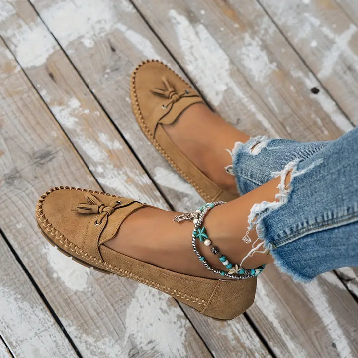 Martina | Komfortable Vintage Loafers Damen - Elle Zürich