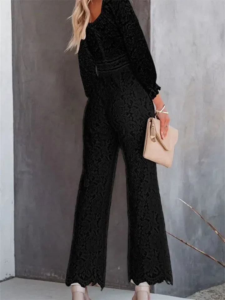Greta | Eleganter Jumpsuit mit V-Ausschnitt - Elle Zürich