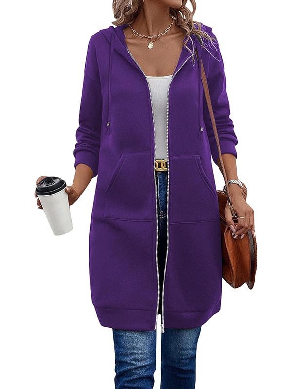 Gabriela | Damen Lange Winterjacke mit Kapuze - Elle Zürich