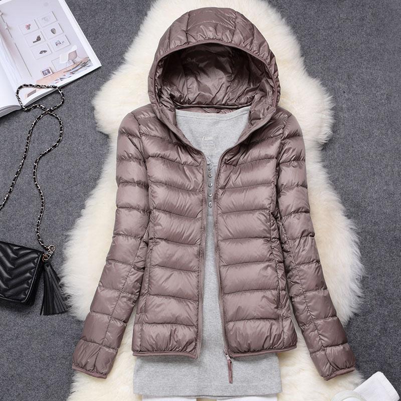 Jasmin | Damen Winter Steppjacke mit Kapuze - Elle Zürich