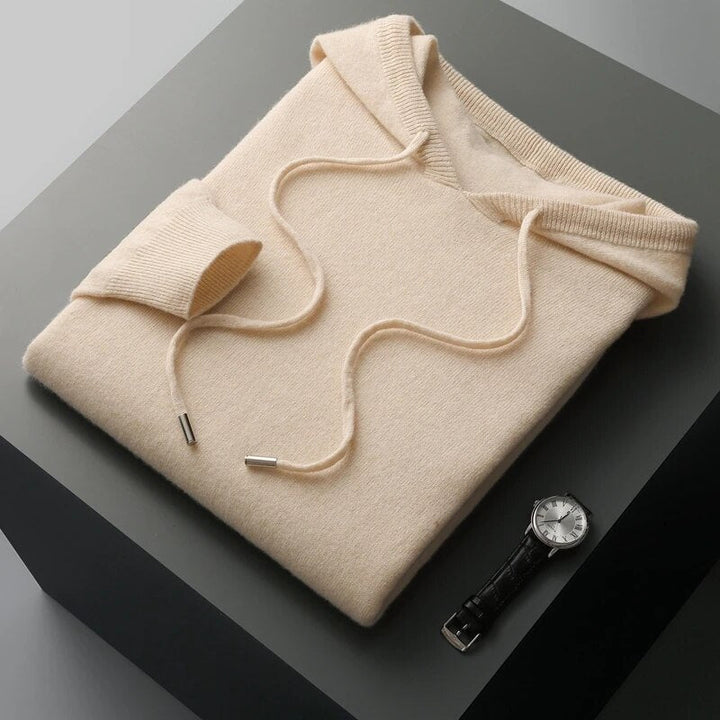 Valentin | Herren bequemer Strick Hoodie mit lockerer Passform - Elle Zürich