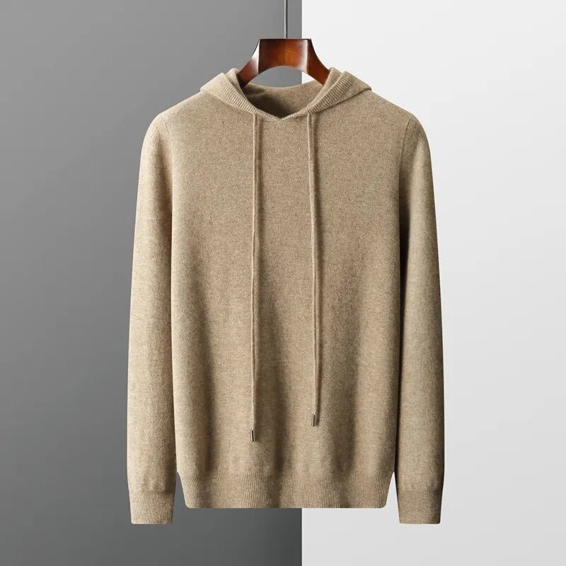 Valentin | Herren bequemer Strick Hoodie mit lockerer Passform - Elle Zürich