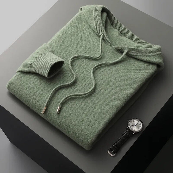 Valentin | Herren bequemer Strick Hoodie mit lockerer Passform - Elle Zürich