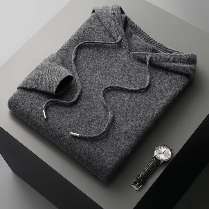 Valentin | Herren bequemer Strick Hoodie mit lockerer Passform - Elle Zürich
