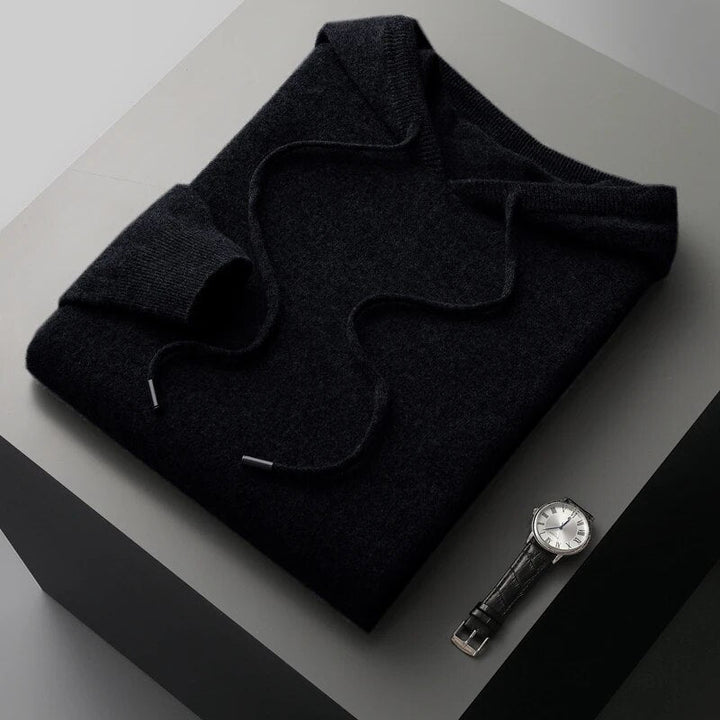 Valentin | Herren bequemer Strick Hoodie mit lockerer Passform - Elle Zürich