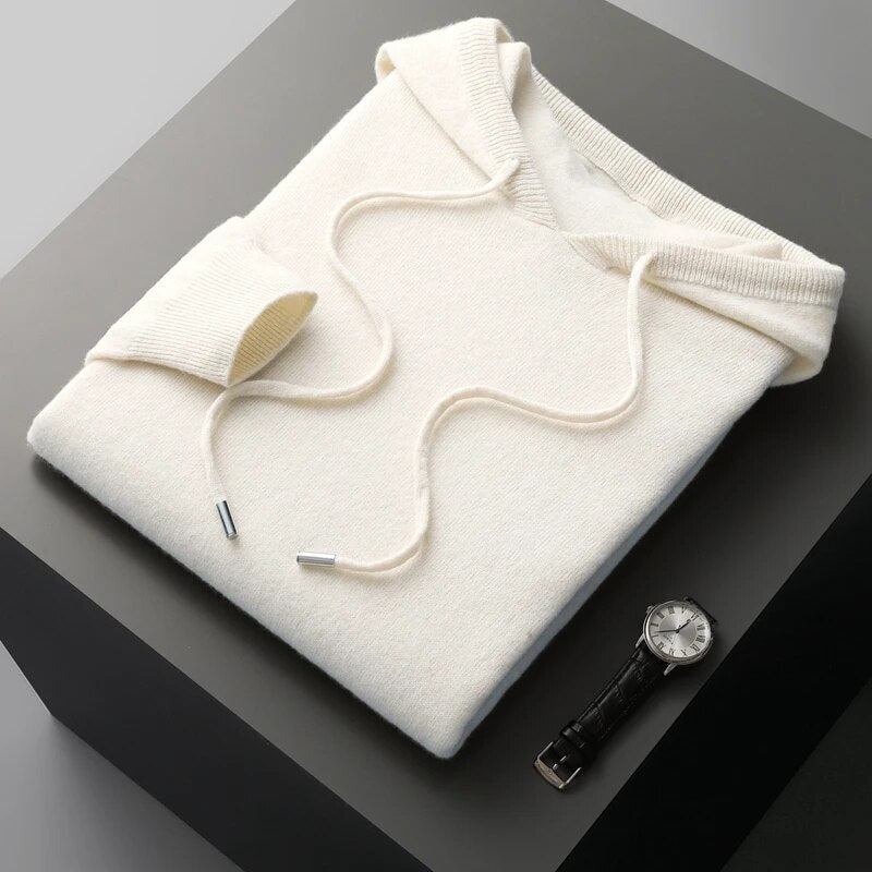 Valentin | Herren bequemer Strick Hoodie mit lockerer Passform - Elle Zürich