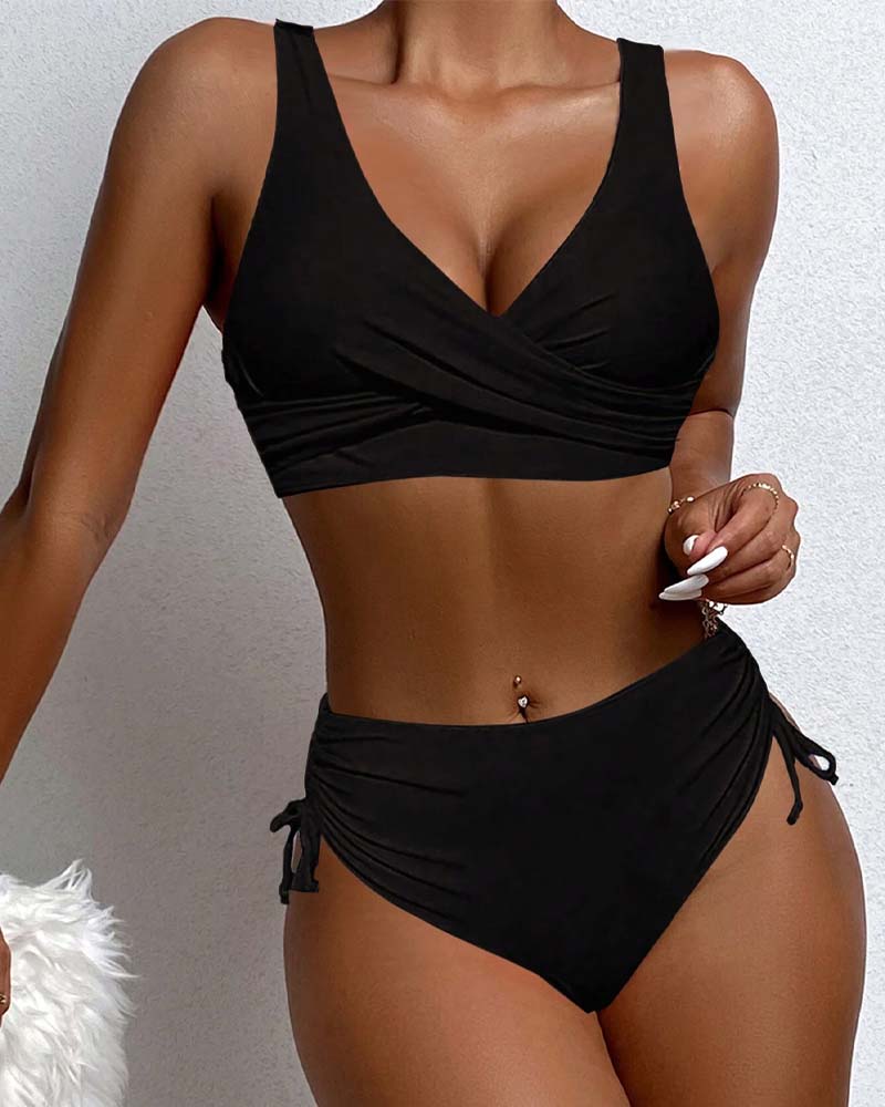 Lena | Bikini mit Schnürung und Rückenband - Elle Zürich