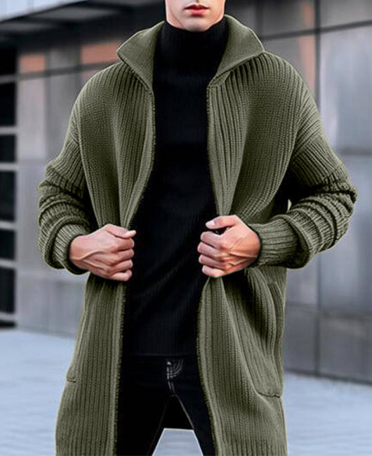 Bruno | Herren Langer Strickcardigan zum Lagenlook - Elle Zürich