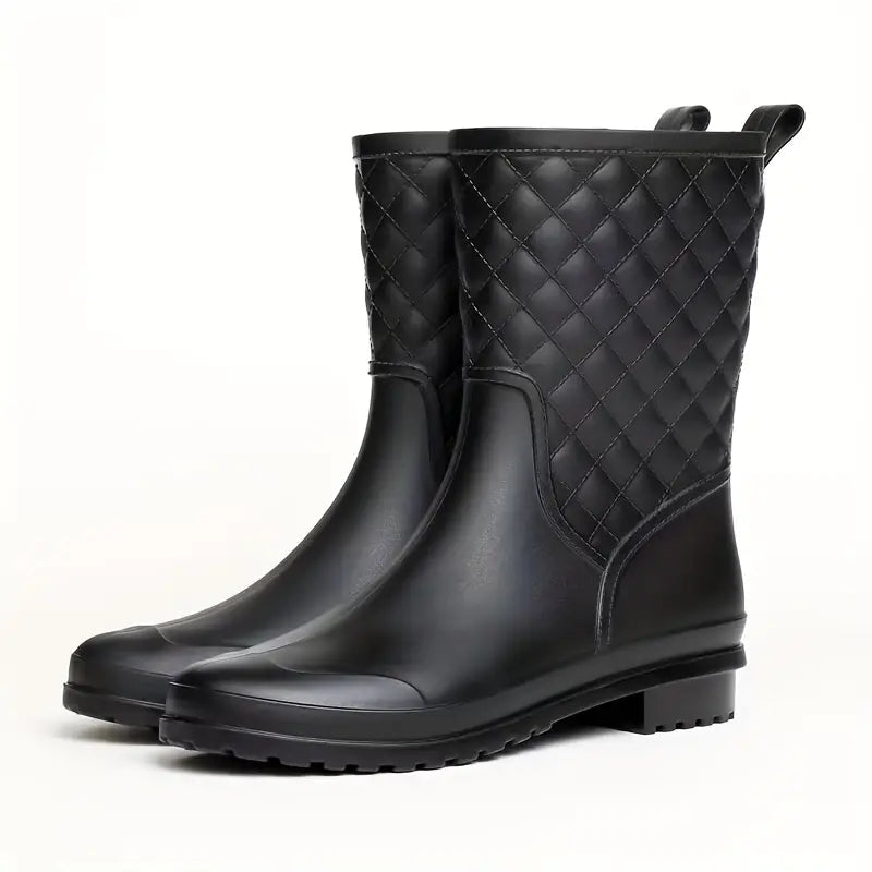 Dorothea | Damen Winter-Steppregenstiefel mit Zuglasche - Elle Zürich