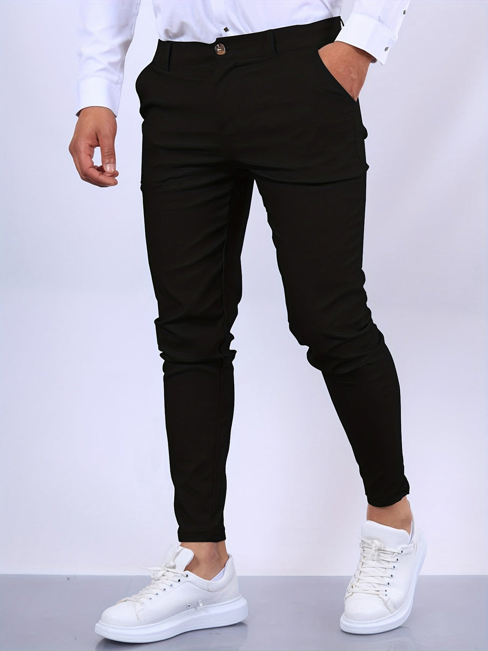 Jürgen | Slim Fit Herren Formelle Stretchhose - Elle Zürich