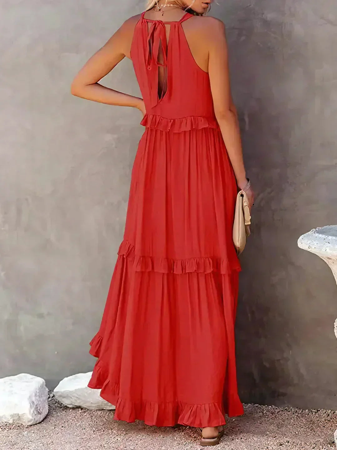 Viola | Elegantes Maxi-Sommerkleid - Elle Zürich