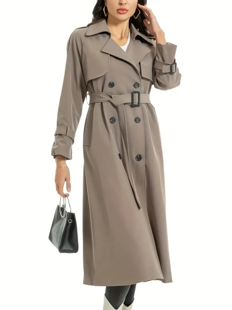 Birgit | Damen Winter-Trenchcoat mit Gürtel - Elle Zürich