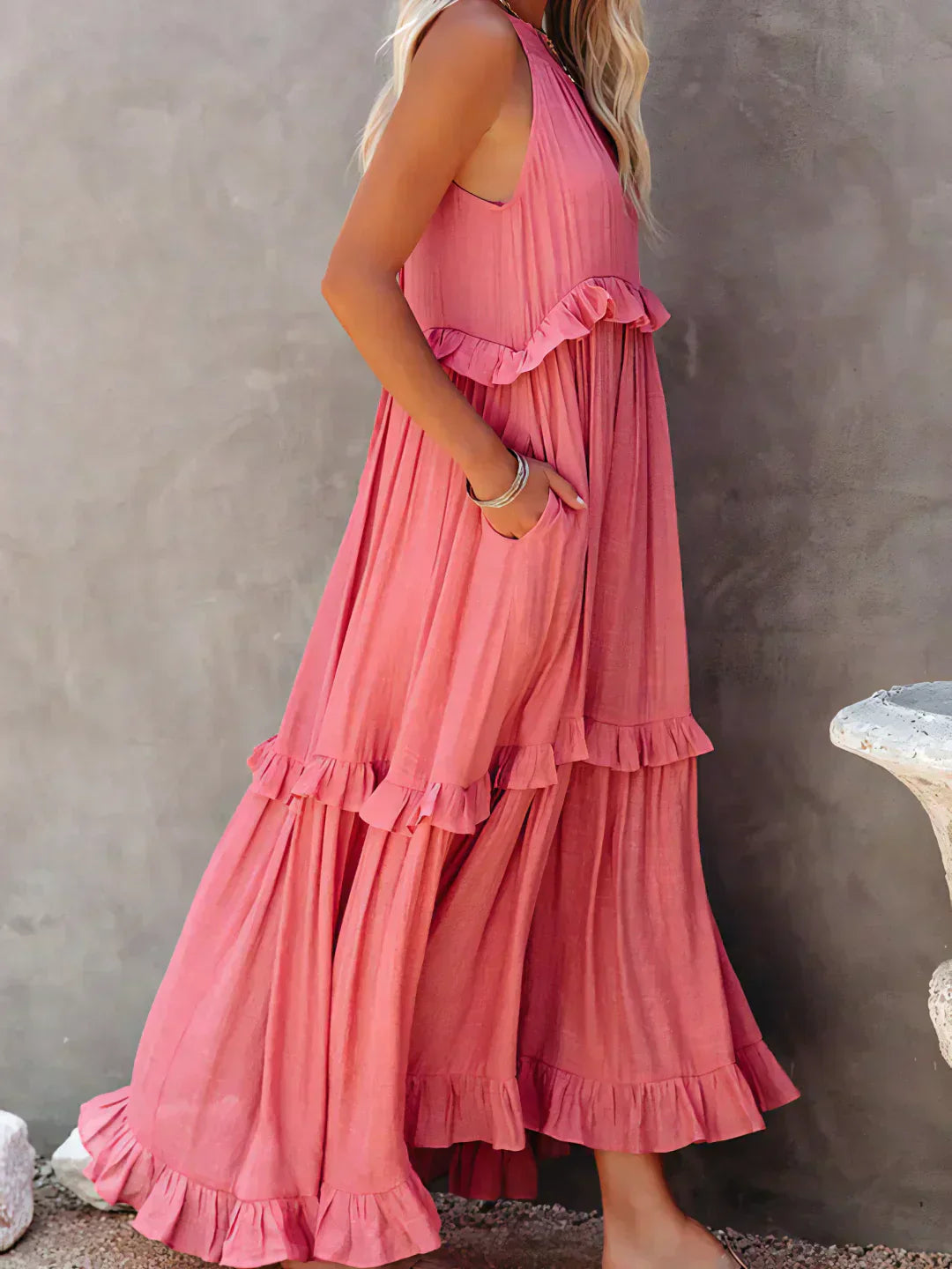Viola | Elegantes Maxi-Sommerkleid - Elle Zürich