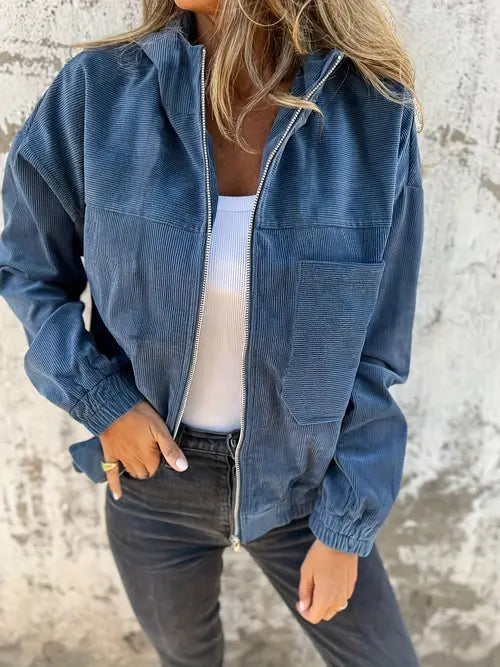 Britta | Damen Winter Freizeitjacke mit Reißverschluss - Elle Zürich