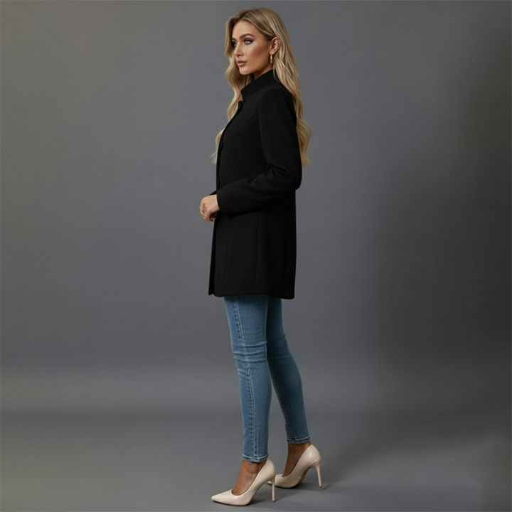 Kathrin | Damen Wintermantel Mit Knöpfen