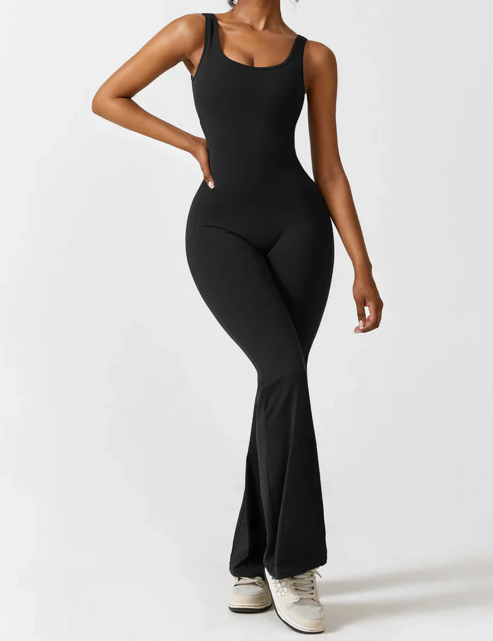 Edith | Eleganter Jumpsuit mit Ausgestelltem Rückenausschnitt - Elle Zürich