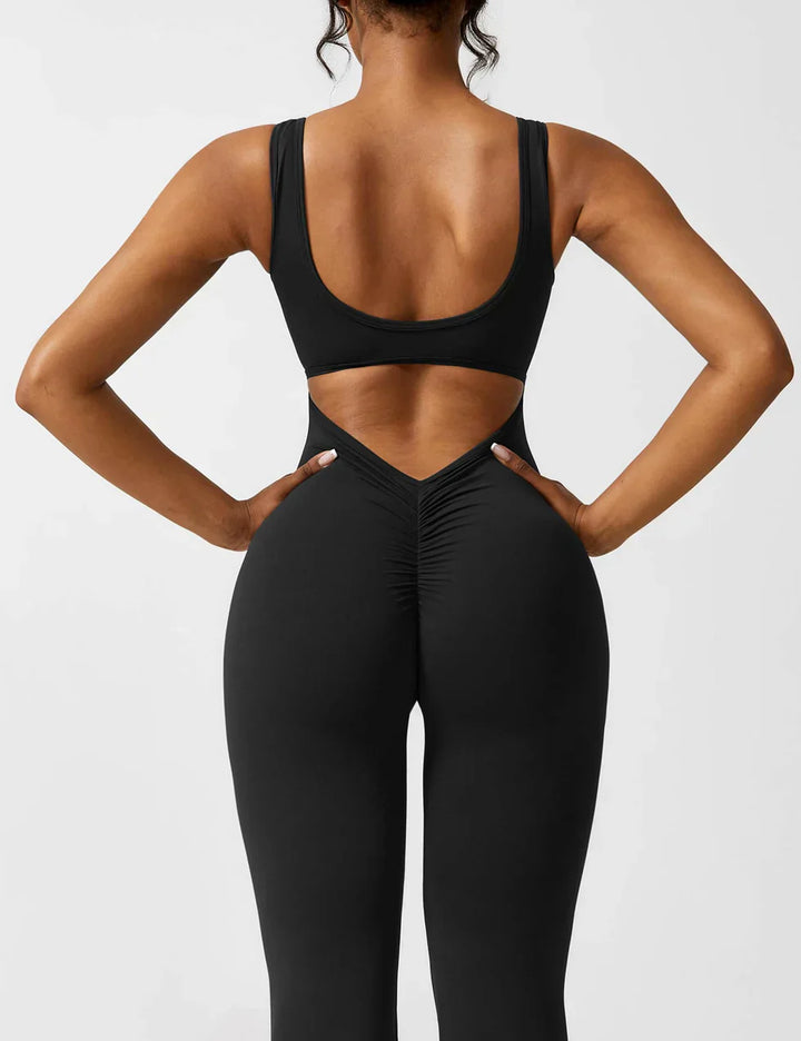 Edith | Eleganter Jumpsuit mit Ausgestelltem Rückenausschnitt - Elle Zürich