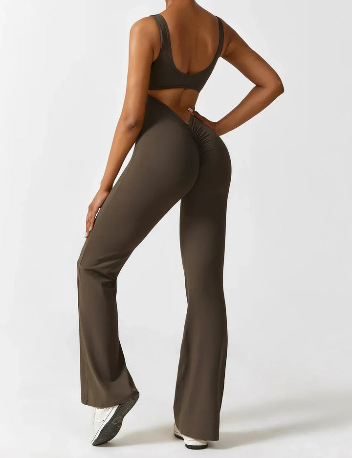 Edith | Eleganter Jumpsuit mit Ausgestelltem Rückenausschnitt - Elle Zürich