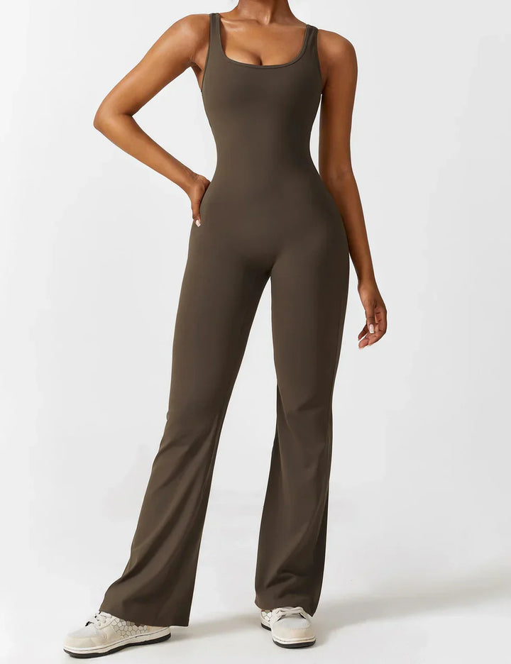Edith | Eleganter Jumpsuit mit Ausgestelltem Rückenausschnitt - Elle Zürich