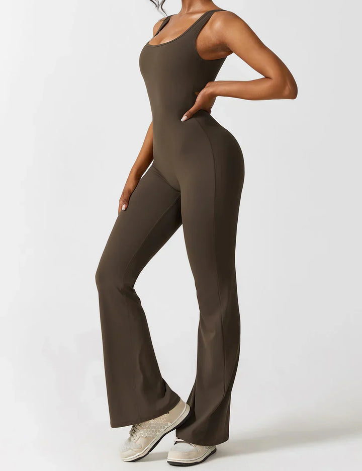 Edith | Eleganter Jumpsuit mit Ausgestelltem Rückenausschnitt - Elle Zürich
