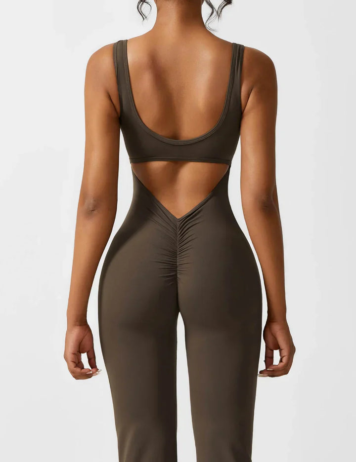 Edith | Eleganter Jumpsuit mit Ausgestelltem Rückenausschnitt - Elle Zürich